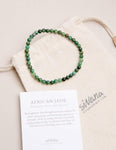 African Jade Mini Energy Gemstone Bracelet