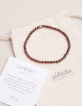 Garnet Mini Energy Gemstone Bracelet