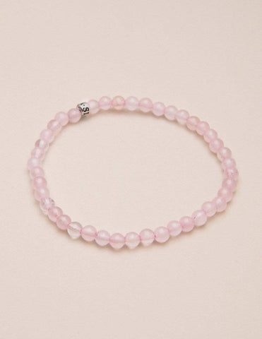 Mini Gemstone Rose Quartz Bracelet