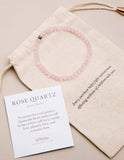 Mini Gemstone Rose Quartz Bracelet